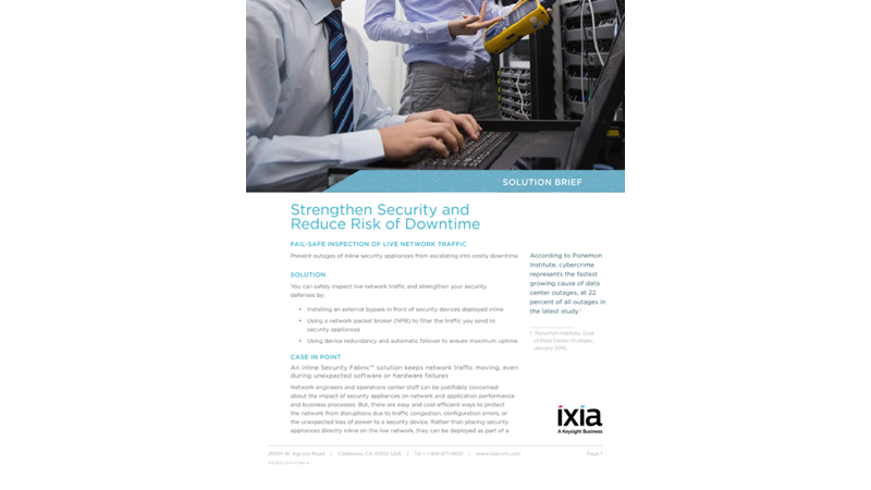 Strengthen Security and Reduce Risk of Downtime